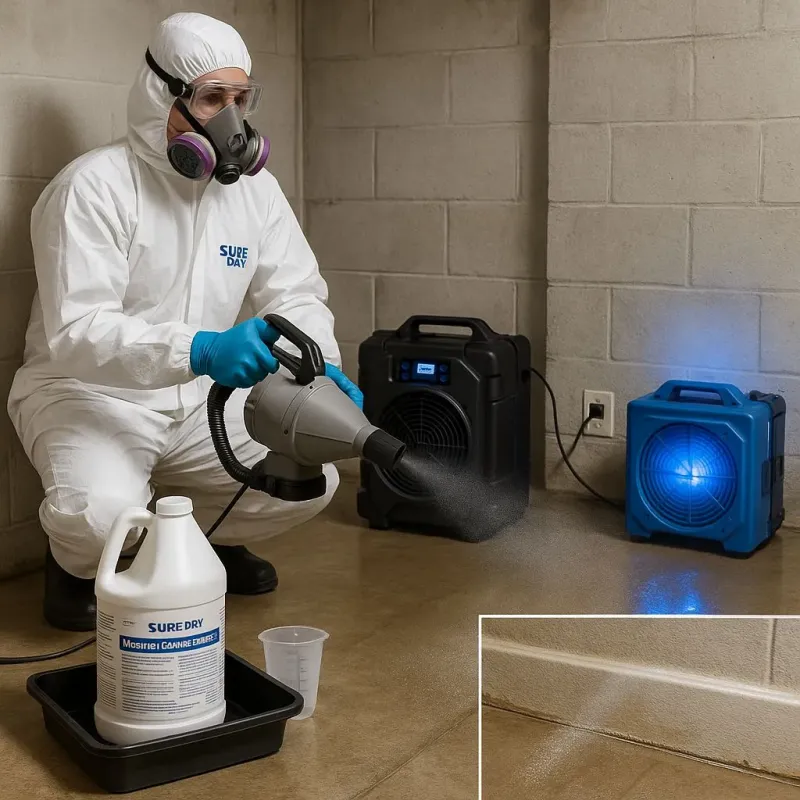 Sanitization and Odor Removal process in Evansville, WI