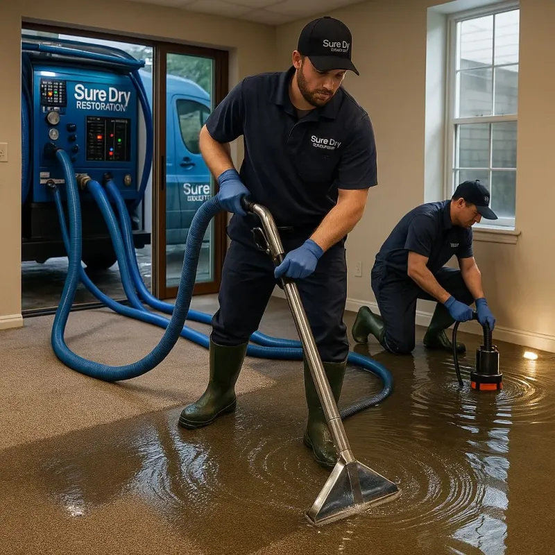 Water Extraction and Removal process in Evansville, WI
